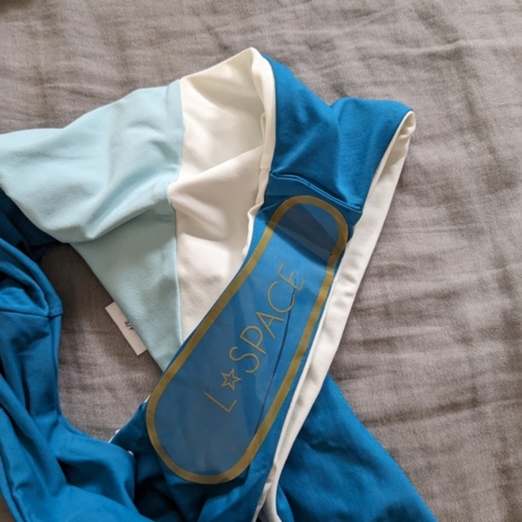 L*Space Lizzie Luca Bikini Set Sunburst Blue - Picture 10 of 10